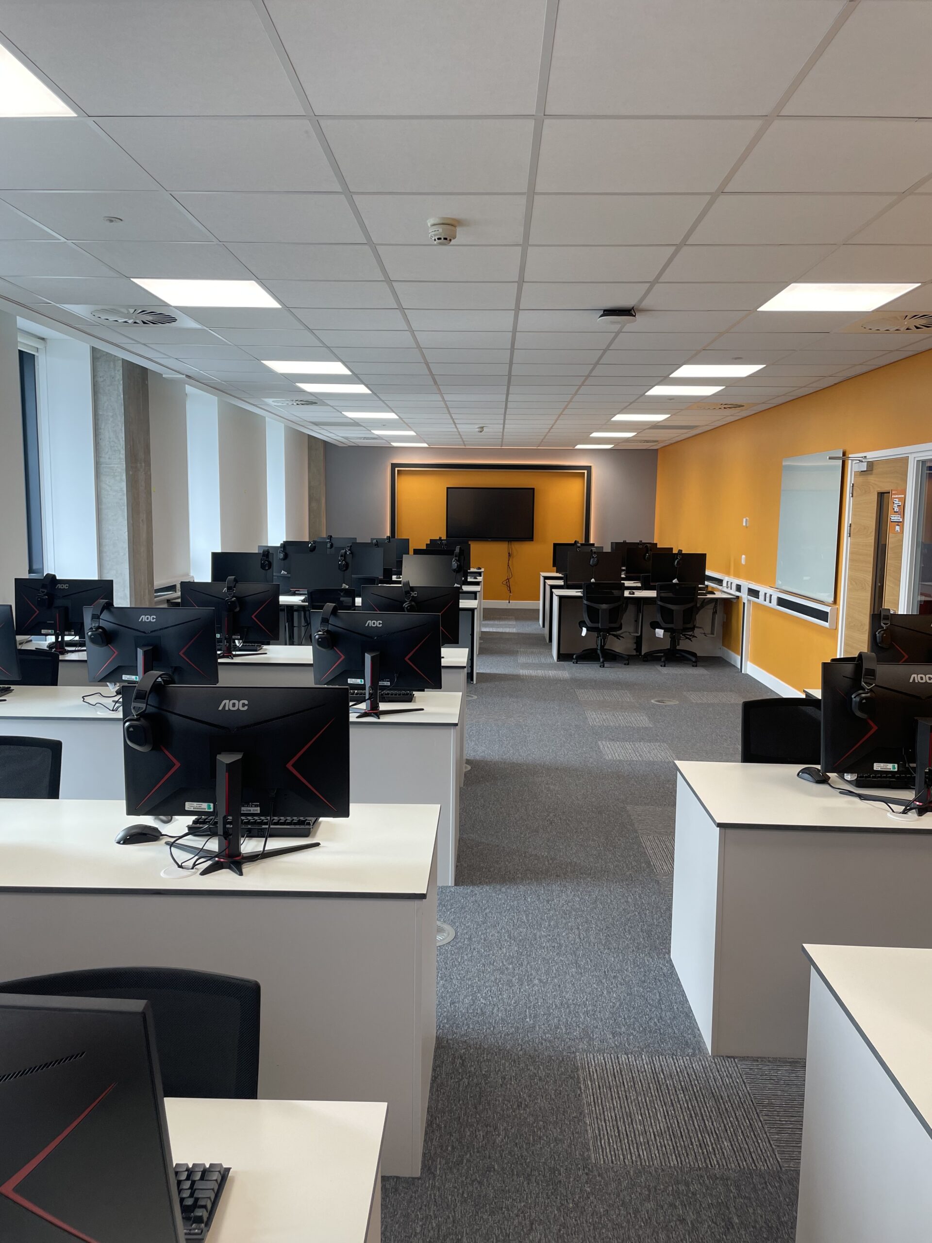 An IT suite at Bradford College
